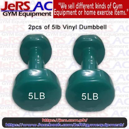 Picture of 5lbs Vinyl Dumbbell Pair