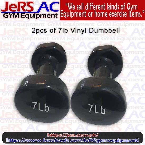 Picture of 7lbs Vinyl Dumbbell Pair