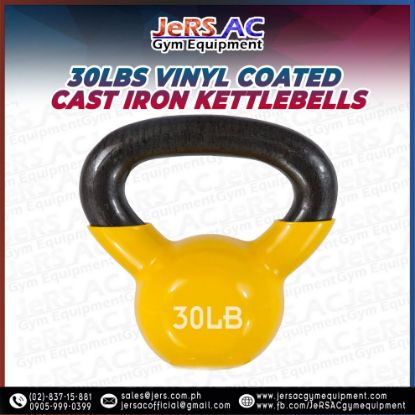 Picture of 30lbs Vinyl Coated Iron Kettlebell