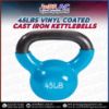 Picture of 45lbs Vinyl Coated Iron Kettlebell