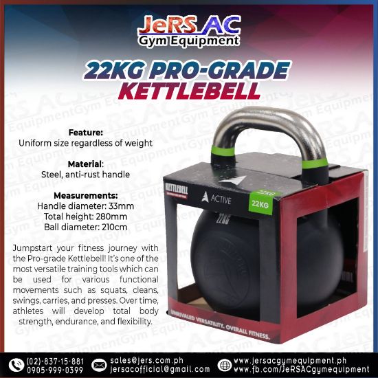 Picture of 22kg Pro-grade Kettlebell