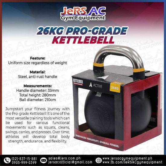 Picture of 26kg Pro-grade Kettlebell