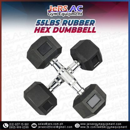 Picture of 55lbs Hex Dumbbell Pair