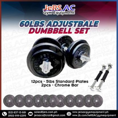 Picture of 60lbs Adjustable Dumbbell Set