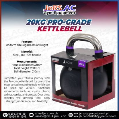 Picture of 20kg Pro-grade Kettlebell