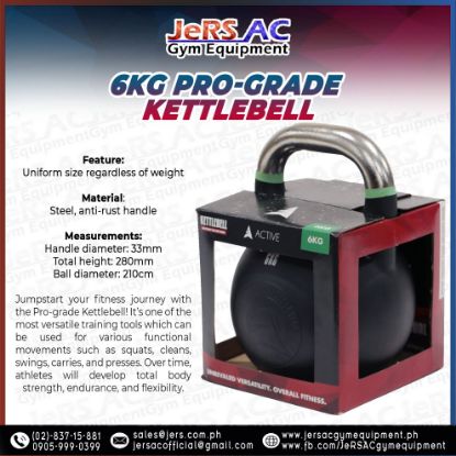 Picture of 6kg Pro-grade Kettlebell