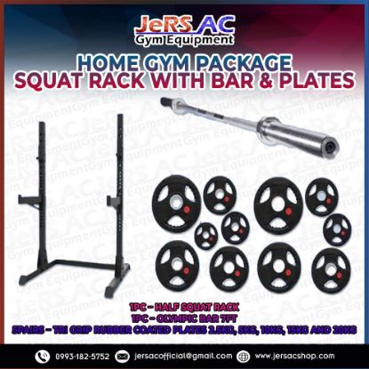 Picture of Squat Rack with Bar & Plates