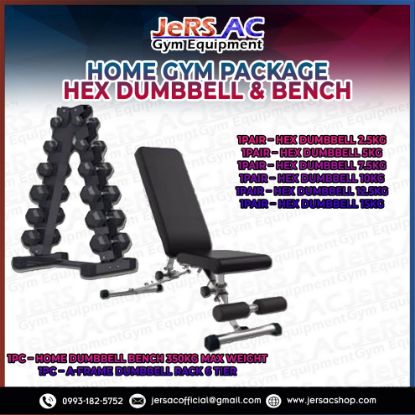 Picture of Hex Dumbbell & Bench
