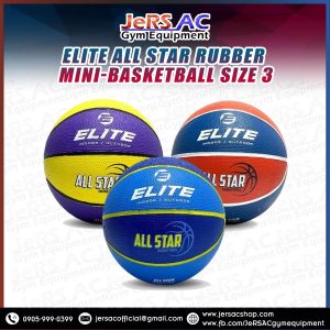 Elite All Star Rubber Mini-Basketball Size 3